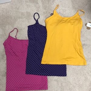 Spaghetti tank tops